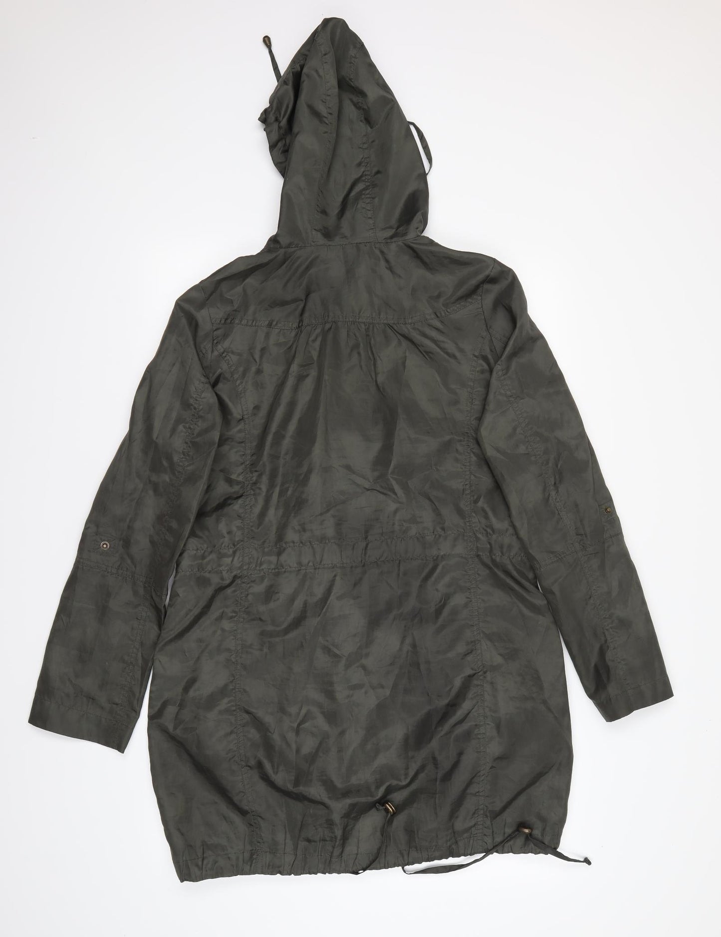 Internacionale Womens Green   Rain Coat Coatigan Size 12