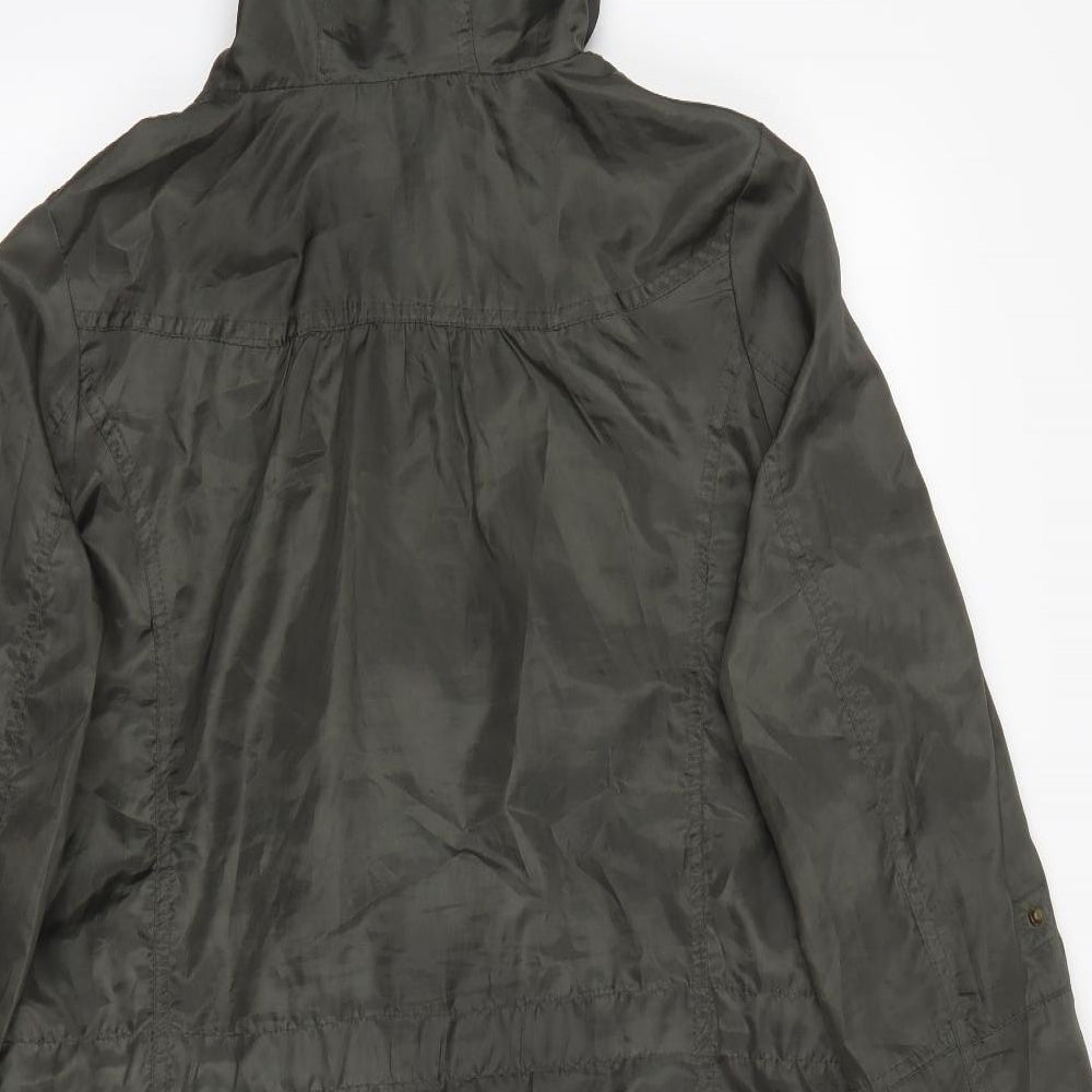 Internacionale Womens Green   Rain Coat Coatigan Size 12