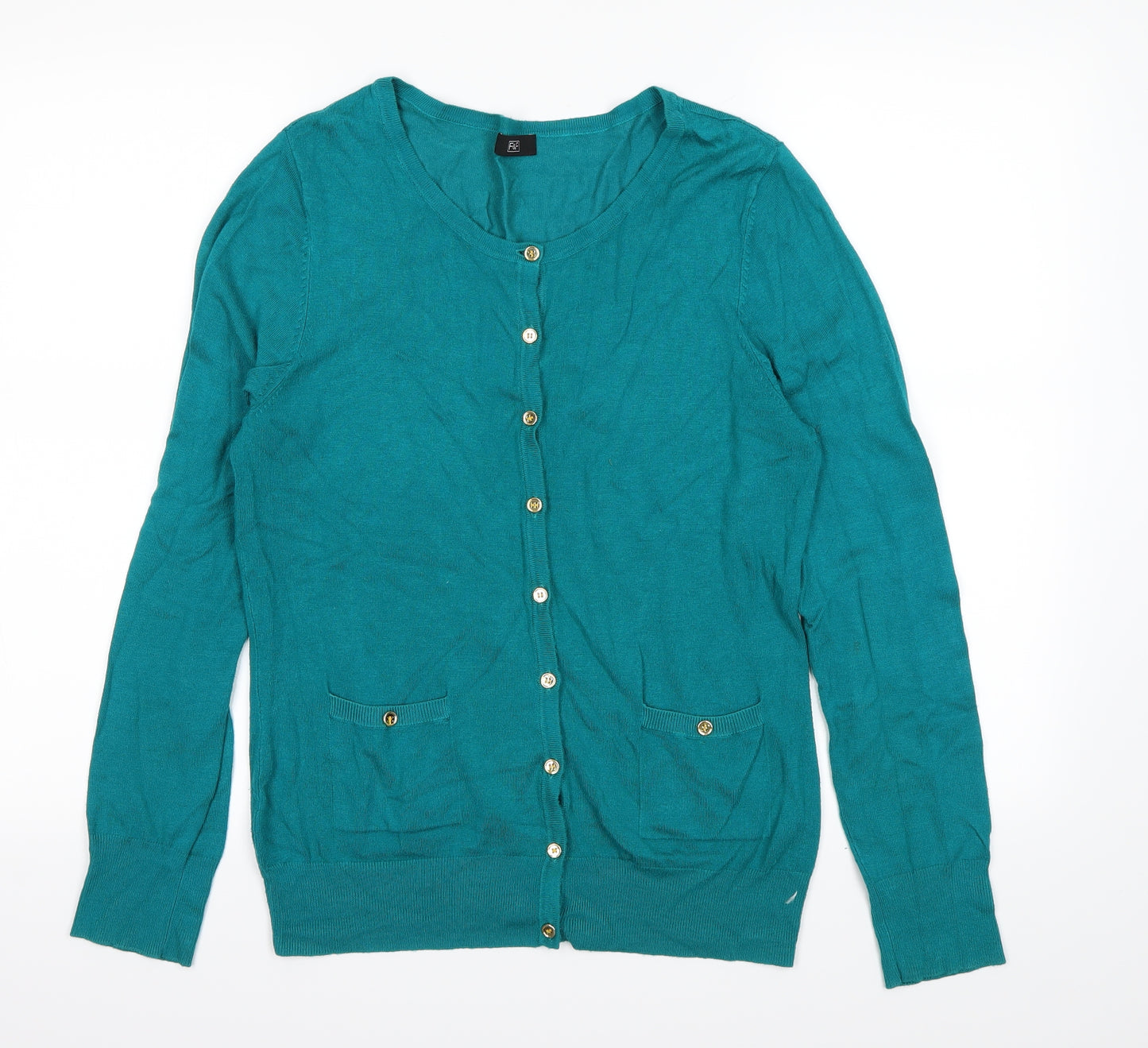 F&F Womens Green   Cardigan Jumper Size 14