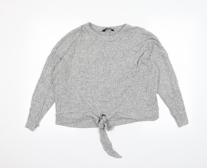 F&F Womens Grey Pullover Jumper Size 14