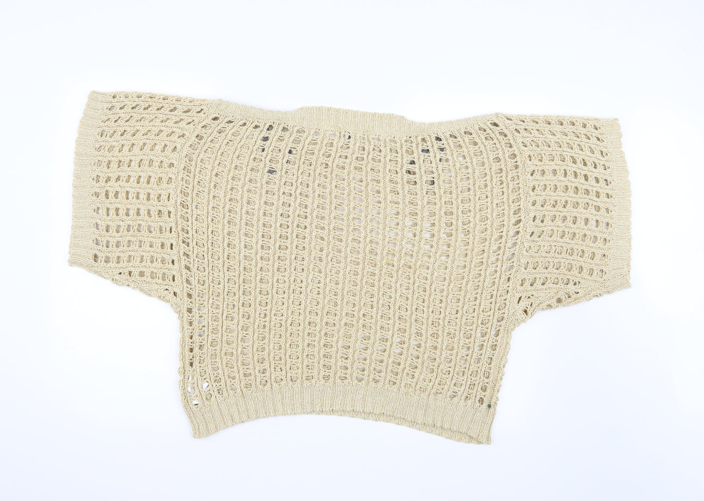 Et Vous Womens Beige  Knit Pullover Jumper Size 16