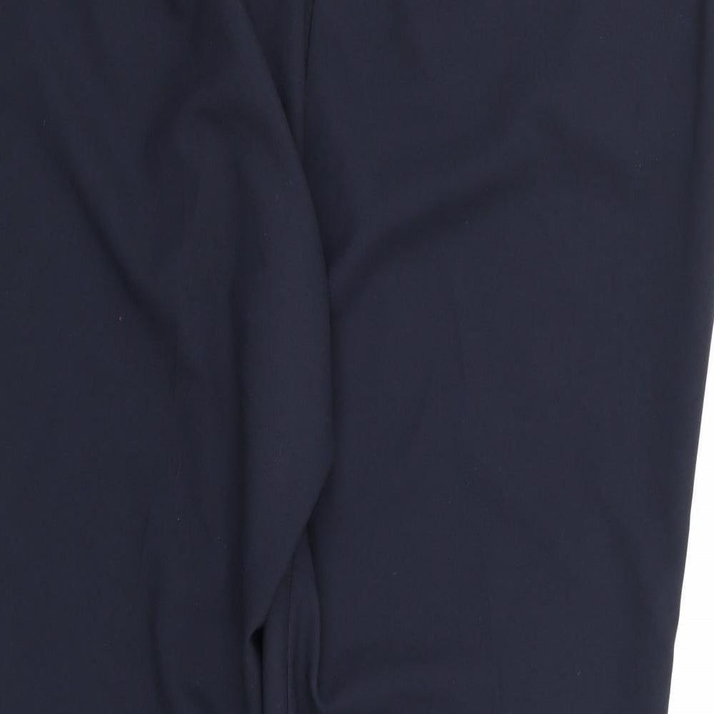 Bonmarché Womens Blue  Rayon Trousers  Size 24 L28 in