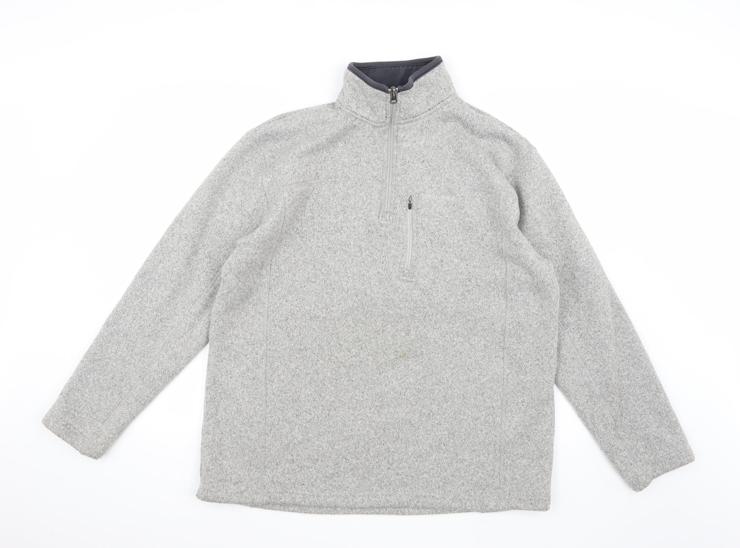 Technicals Mens Grey  Knit Jacket  Size L