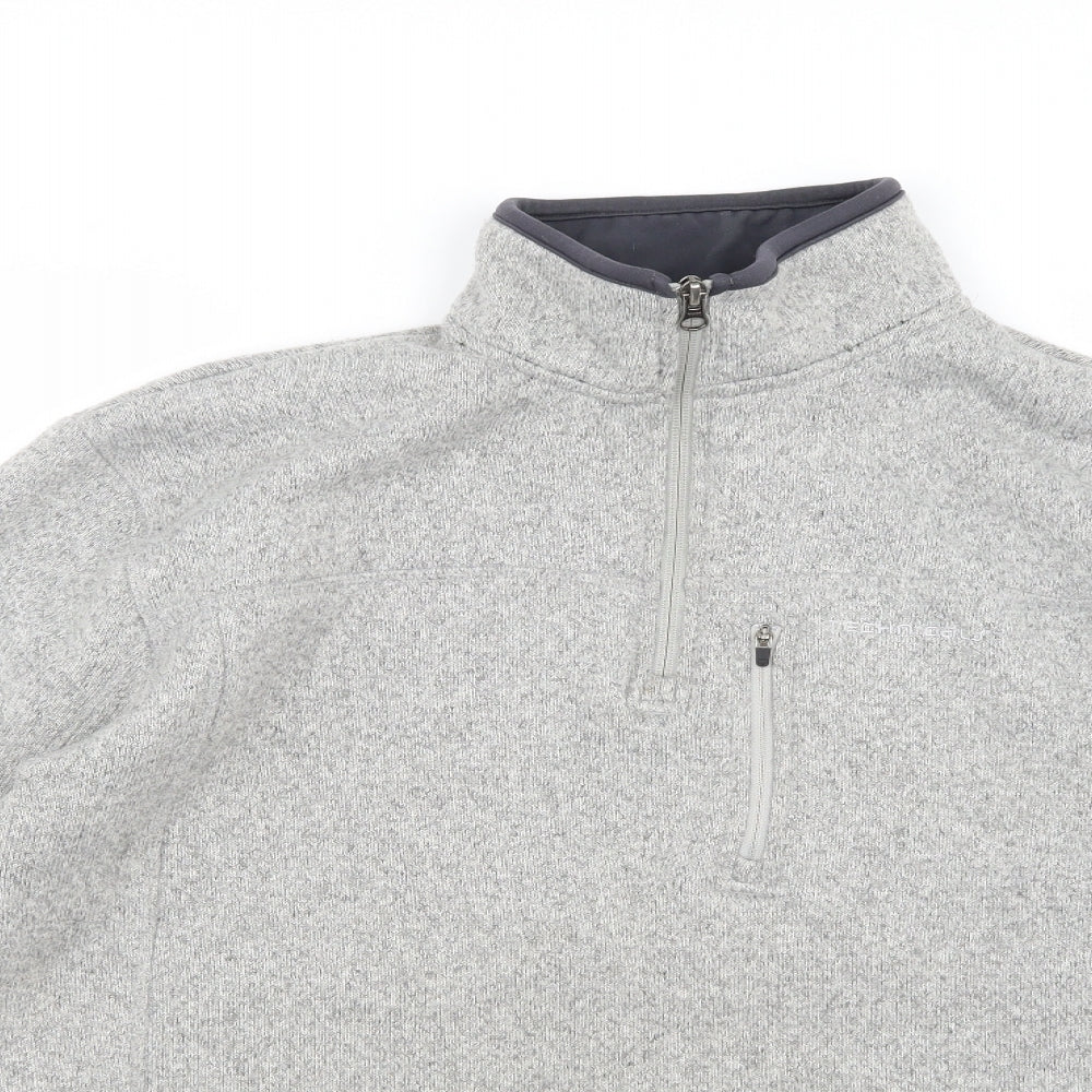 Technicals Mens Grey  Knit Jacket  Size L
