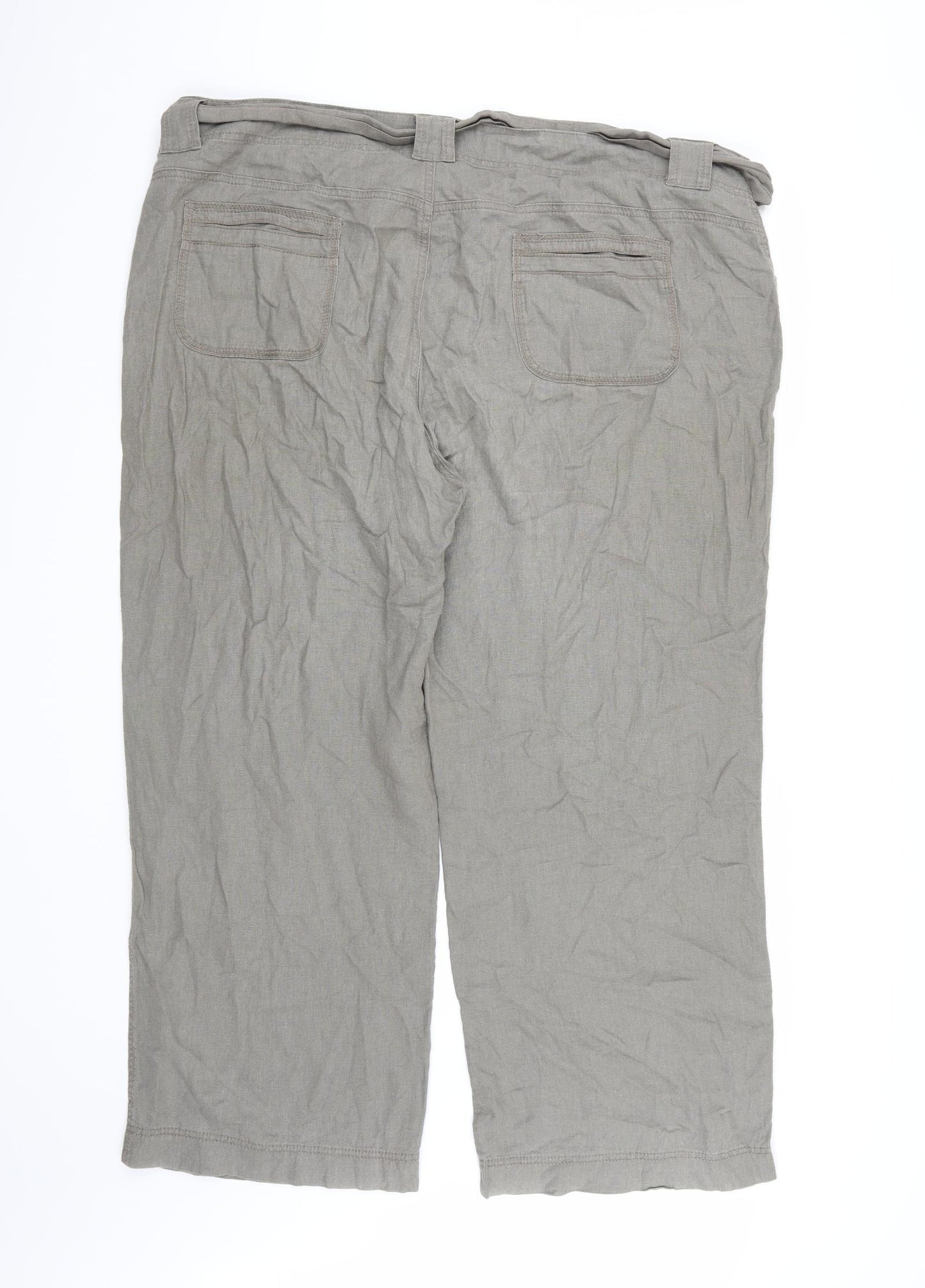 Marks and Spencer Womens Brown   Trousers  Size 22 L28 in
