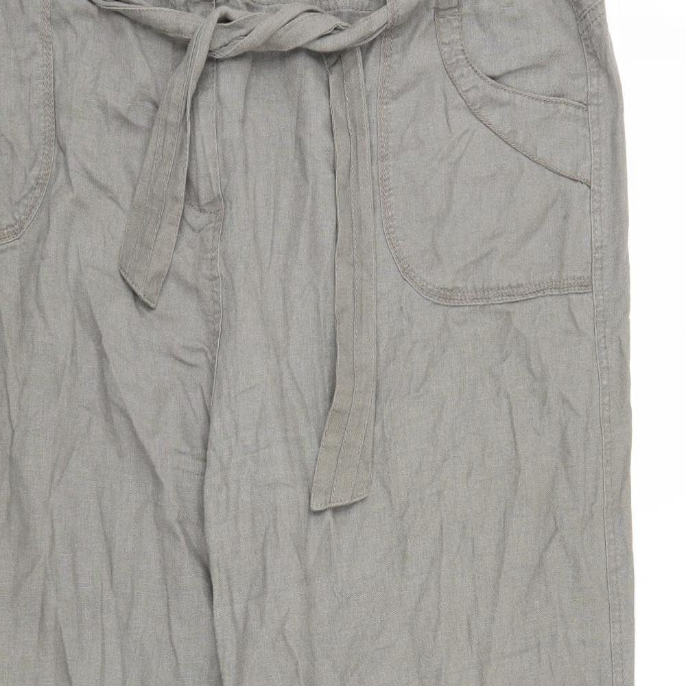 Marks and Spencer Womens Brown   Trousers  Size 22 L28 in