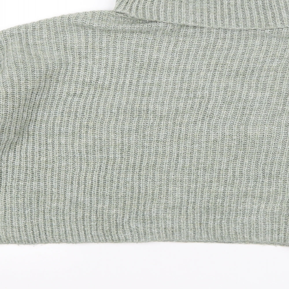 New Look Womens Green  Knit Pullover Jumper Size S
