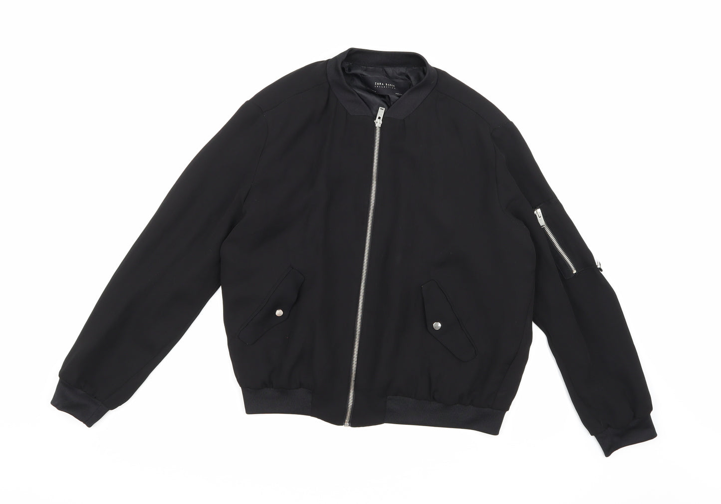 Zara Womens Black   Bomber Jacket Jacket Size M