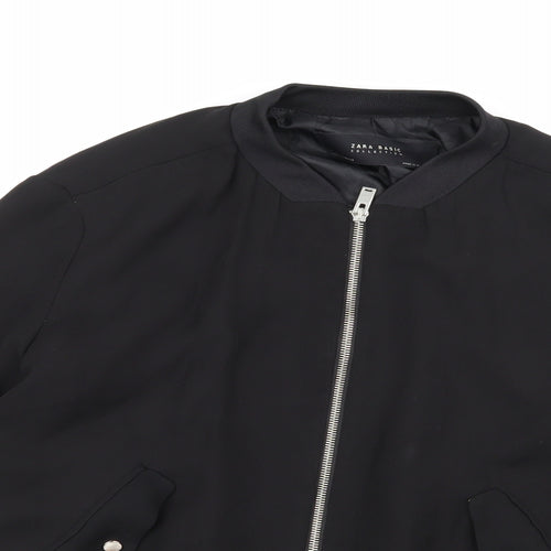 Zara Womens Black   Bomber Jacket Jacket Size M