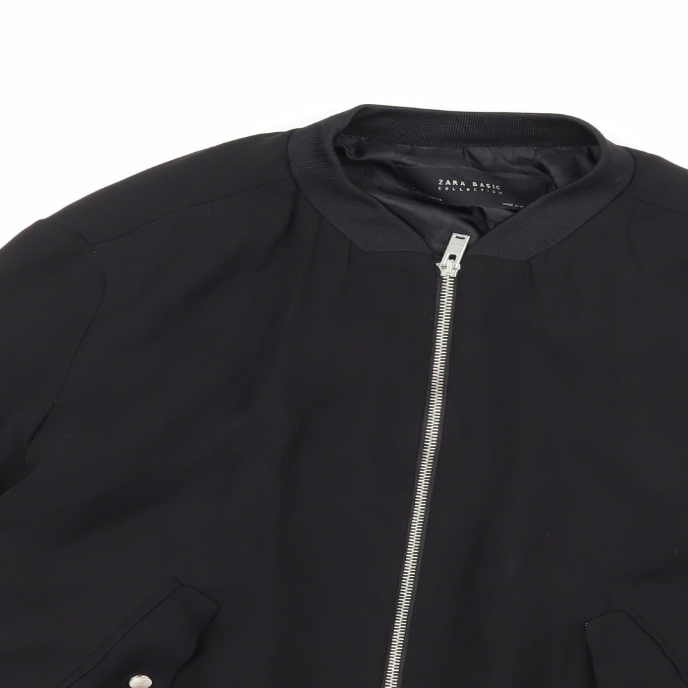 Zara Womens Black   Bomber Jacket Jacket Size M