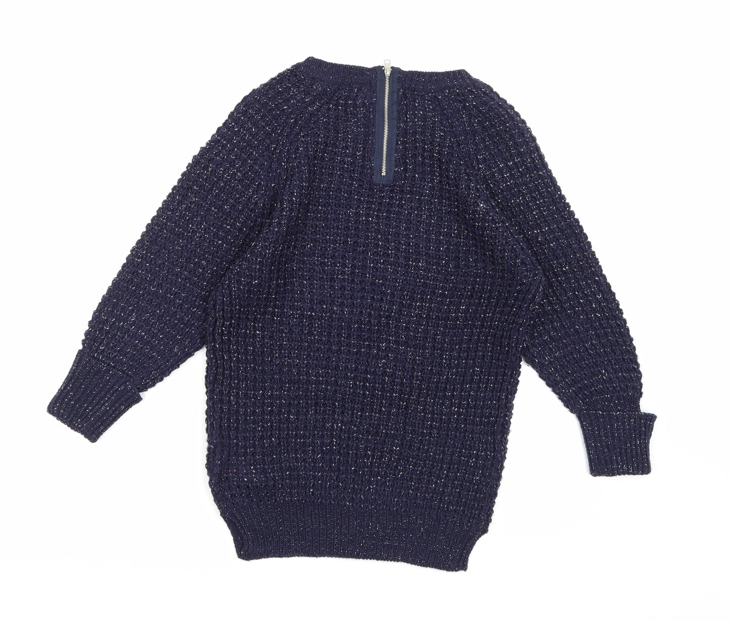 alcott Womens Blue  Knit Pullover Jumper Size L