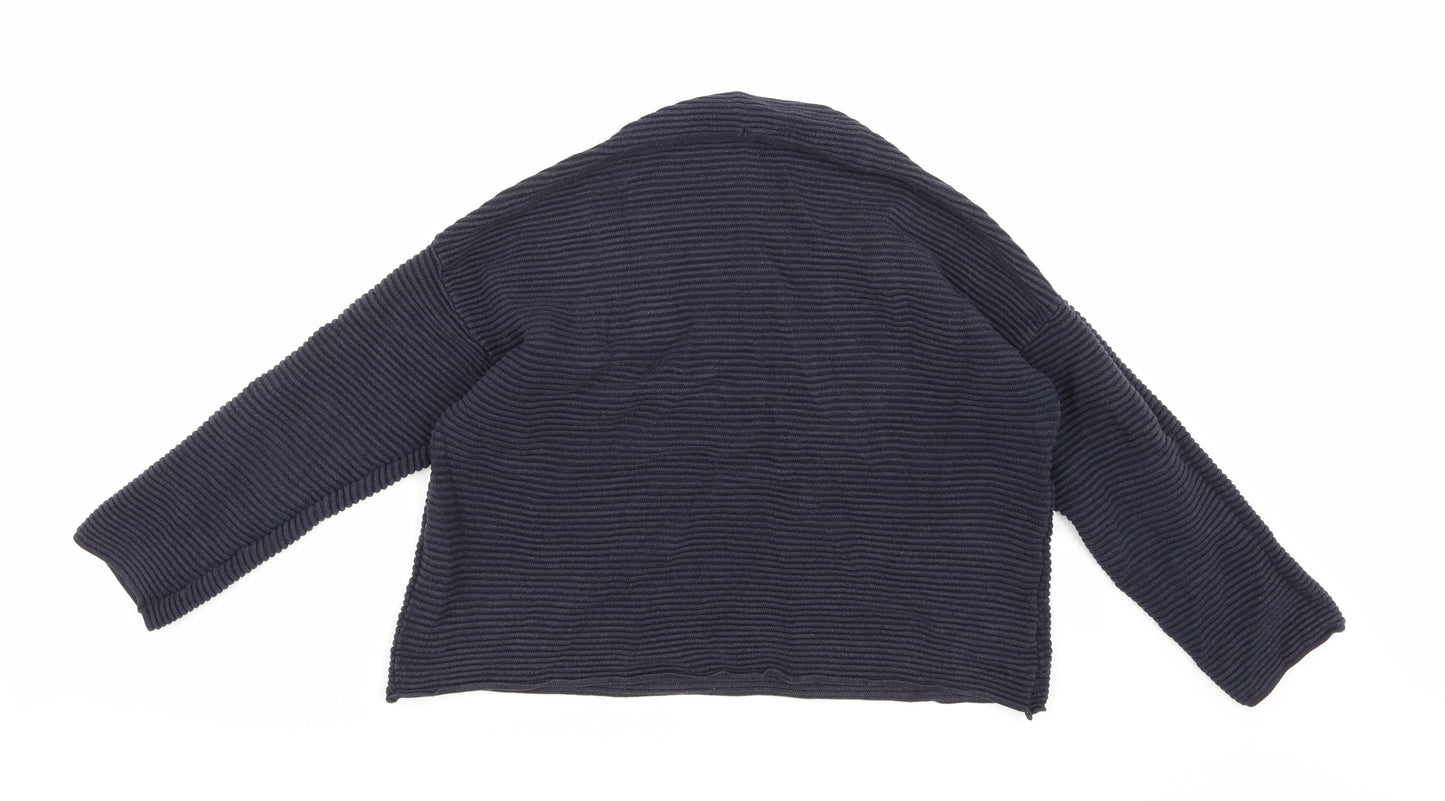 H&M Womens Blue   Pullover Jumper Size M