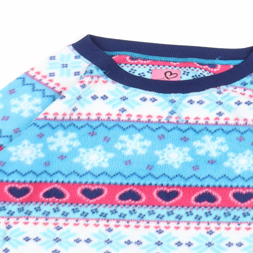 Adore Womens Beige Geometric Fleece Pullover Jumper Size 12