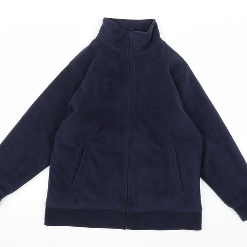 EWM Womens Blue  Fleece Jacket  Size 10