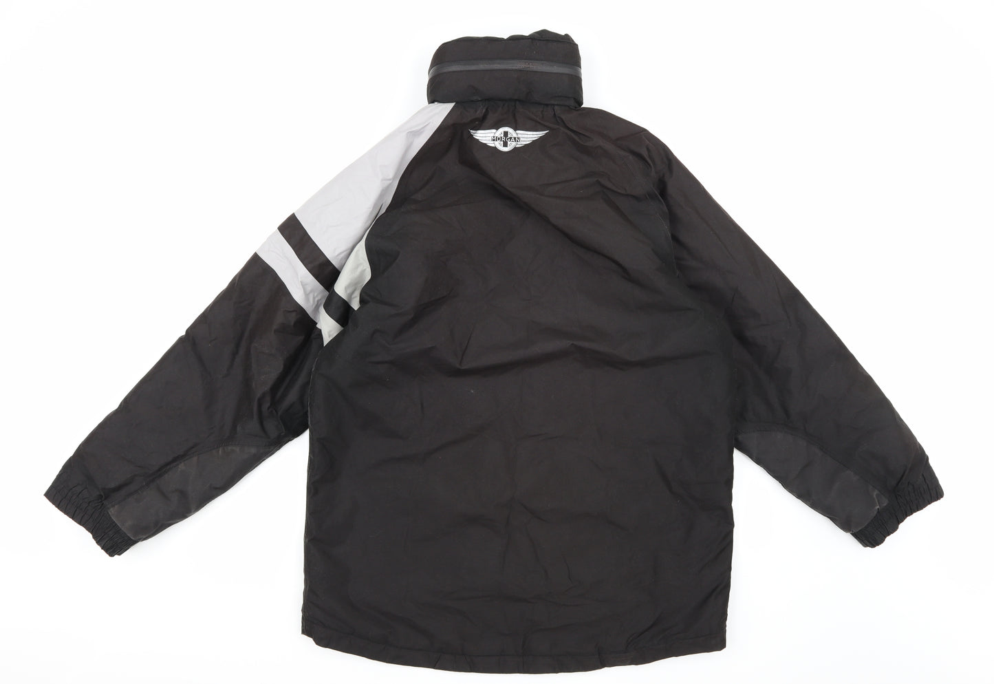 Morgan Mens Black   Biker Coat Size S