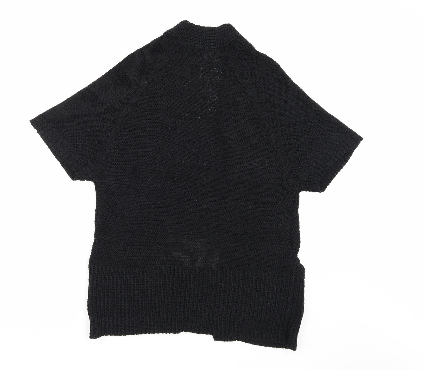 TU Womens Black  Knit Cardigan Jumper Size 14