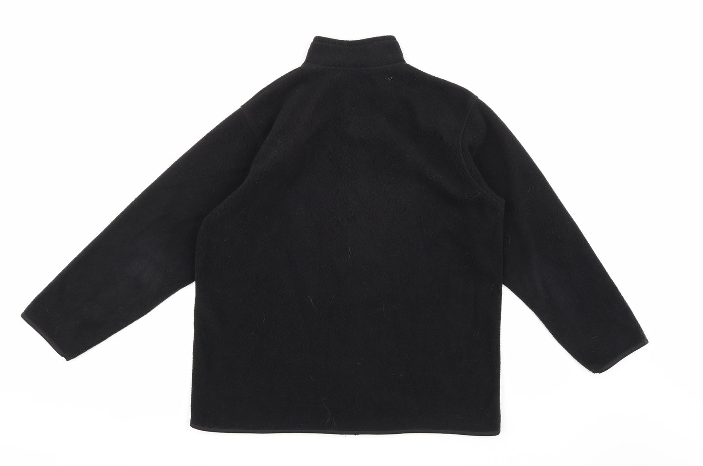 EWM Womens Black  Fleece Jacket  Size 14