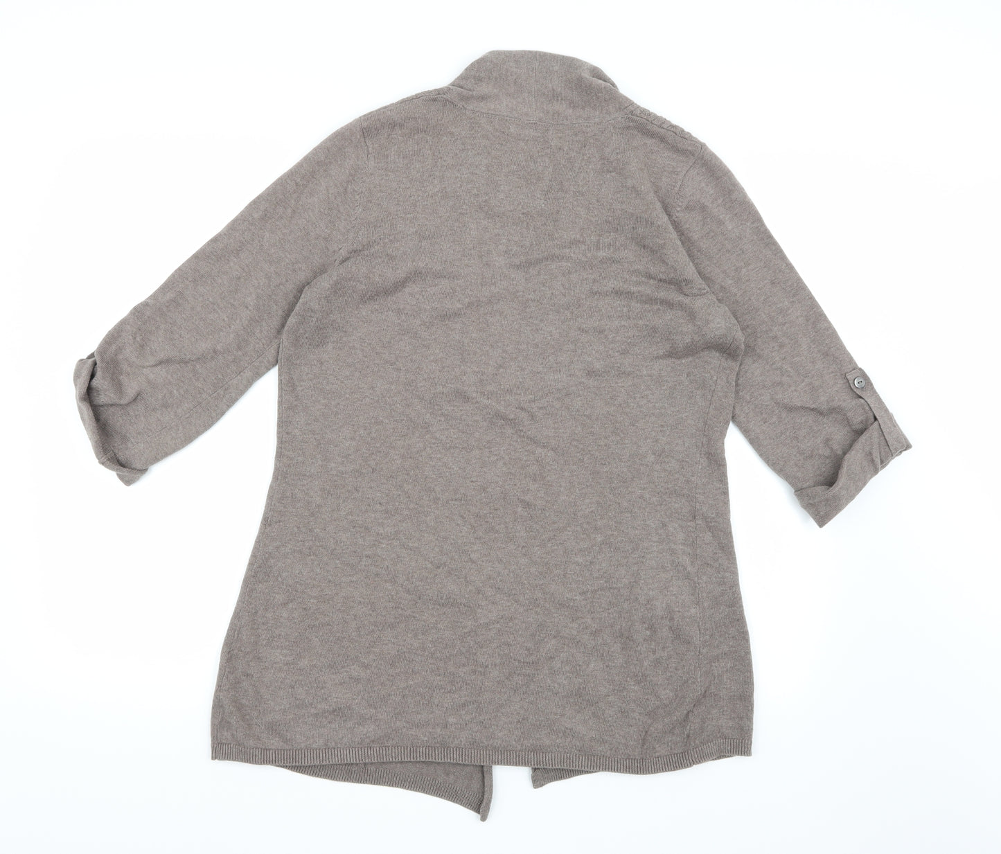 MANTARAY Womens Brown  Knit Cardigan Jumper Size 12
