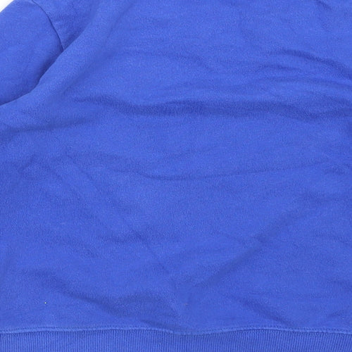 NEXT Boys Blue  Jersey Henley Sweatshirt Size 7 Years  - Lego