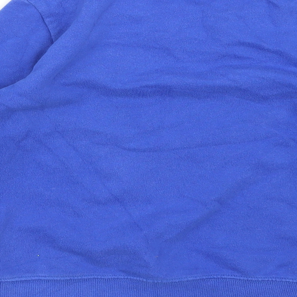 NEXT Boys Blue  Jersey Henley Sweatshirt Size 7 Years  - Lego