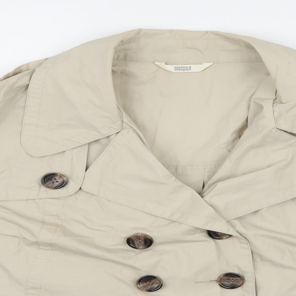 Garfield & Marks Womens Beige   Pea Coat Coat Size 18