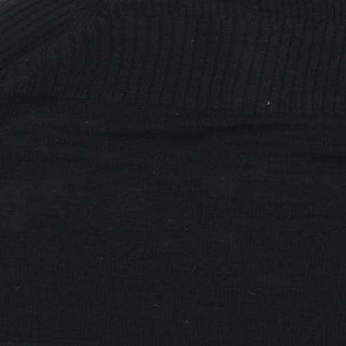 Note Womens Black  Knit Cardigan Jumper Size 16