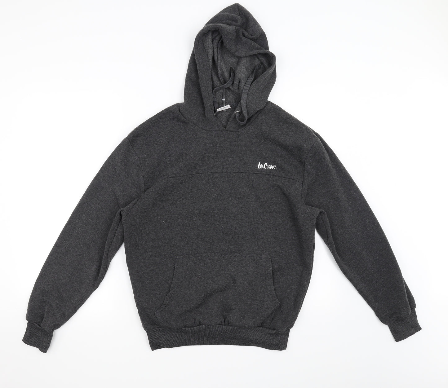 Lee Cooper Mens Grey   Pullover Hoodie Size M