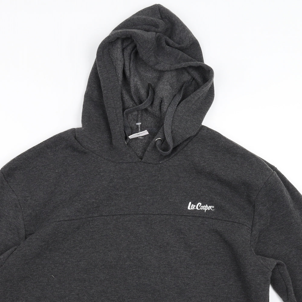 Lee Cooper Mens Grey   Pullover Hoodie Size M