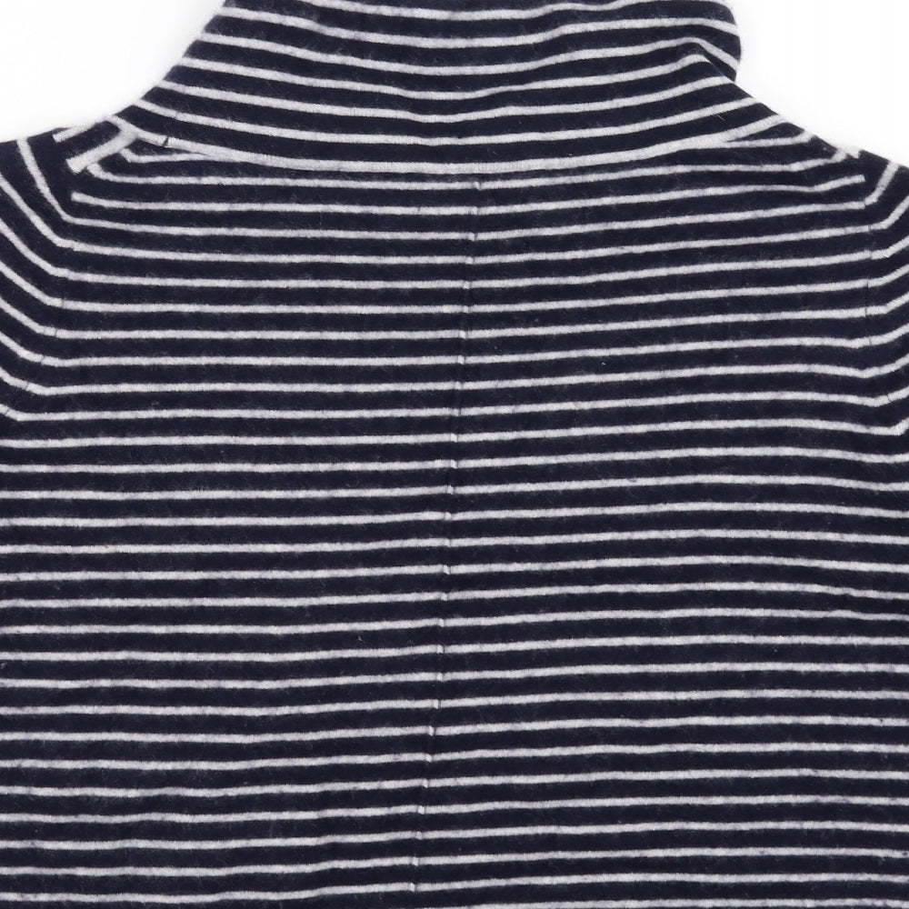Pure Womens Black Striped  Pullover Jumper Size 12