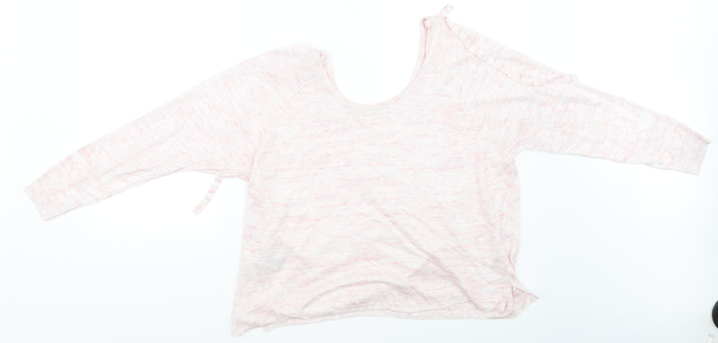 Marks and Spencer Womens Pink   Pullover Jumper Size 14