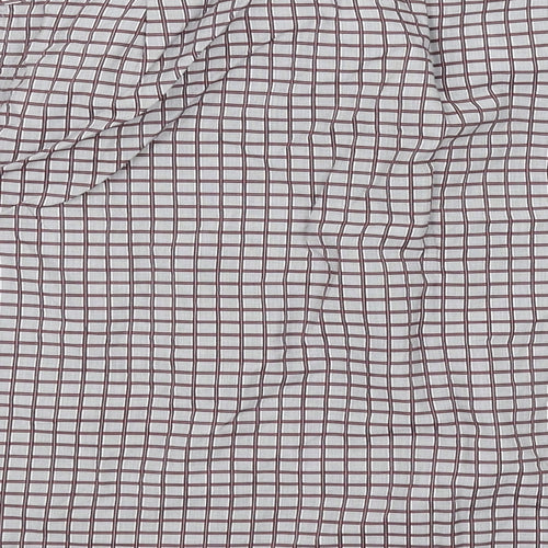 collezione Mens Grey Check   Button-Up Size L