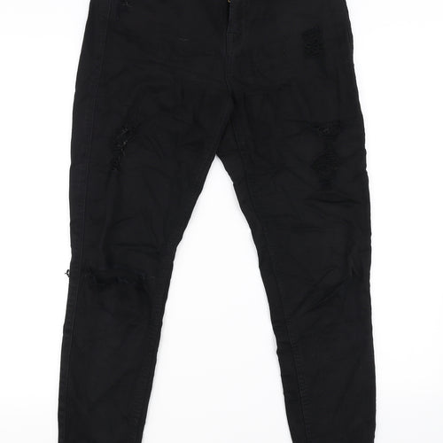 Preworn Womens Black   Skinny Jeans Size 10 L27 in