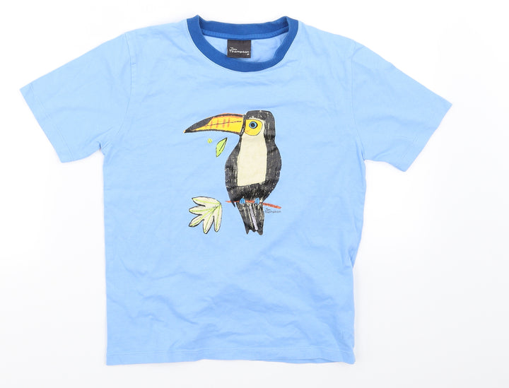 Jim Thompson Boys Blue Basic T-Shirt Size M