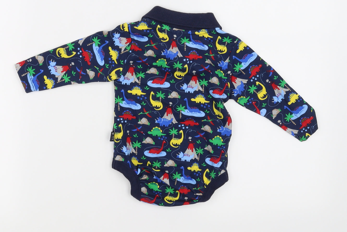 JoJo Maman Bébé  Blue   Babygrow One-Piece Size 3-6 Months