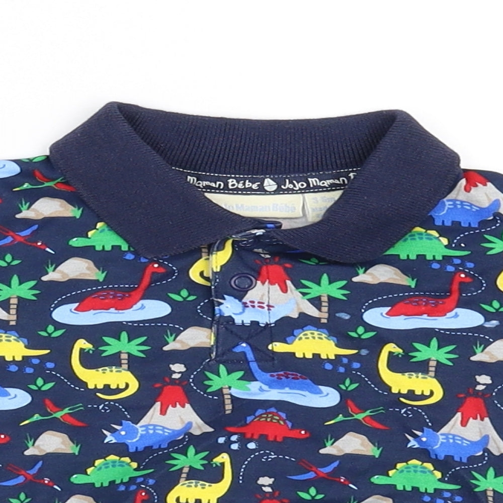 JoJo Maman Bébé  Blue   Babygrow One-Piece Size 3-6 Months
