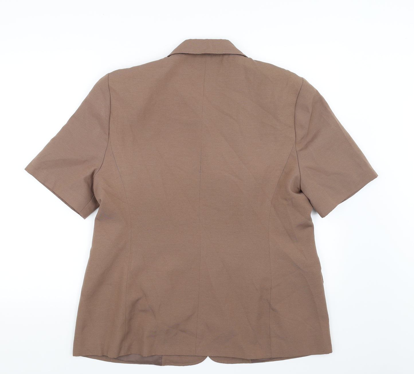 Eleganze Womens Brown   Jacket Blazer Size 18