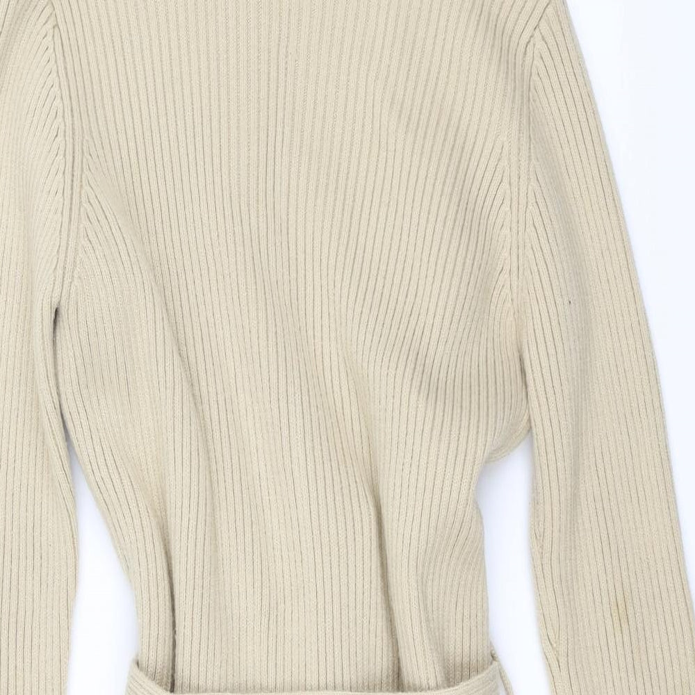 New Look Womens Beige   Cardigan Jumper Size 14