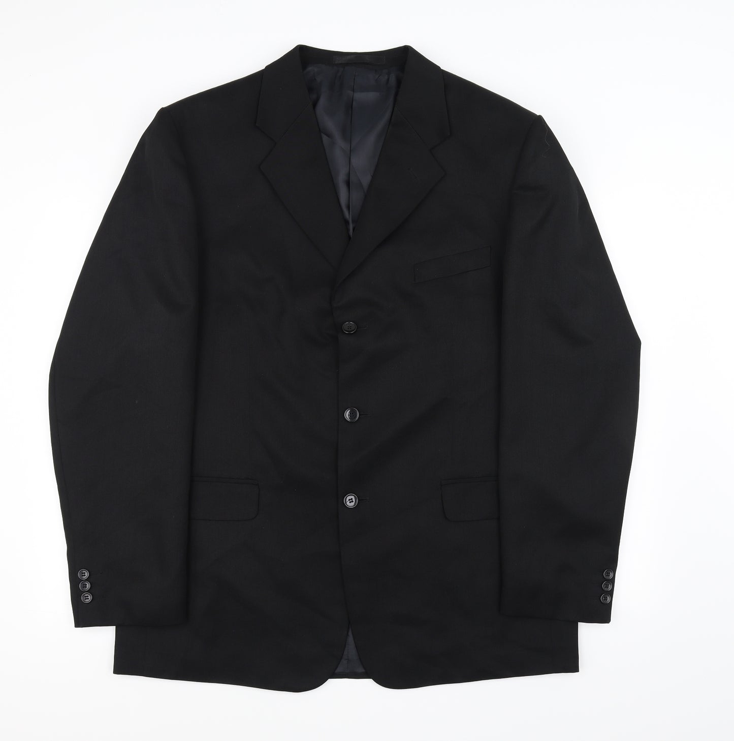 Zantos Mens Black   Jacket Blazer Size 44