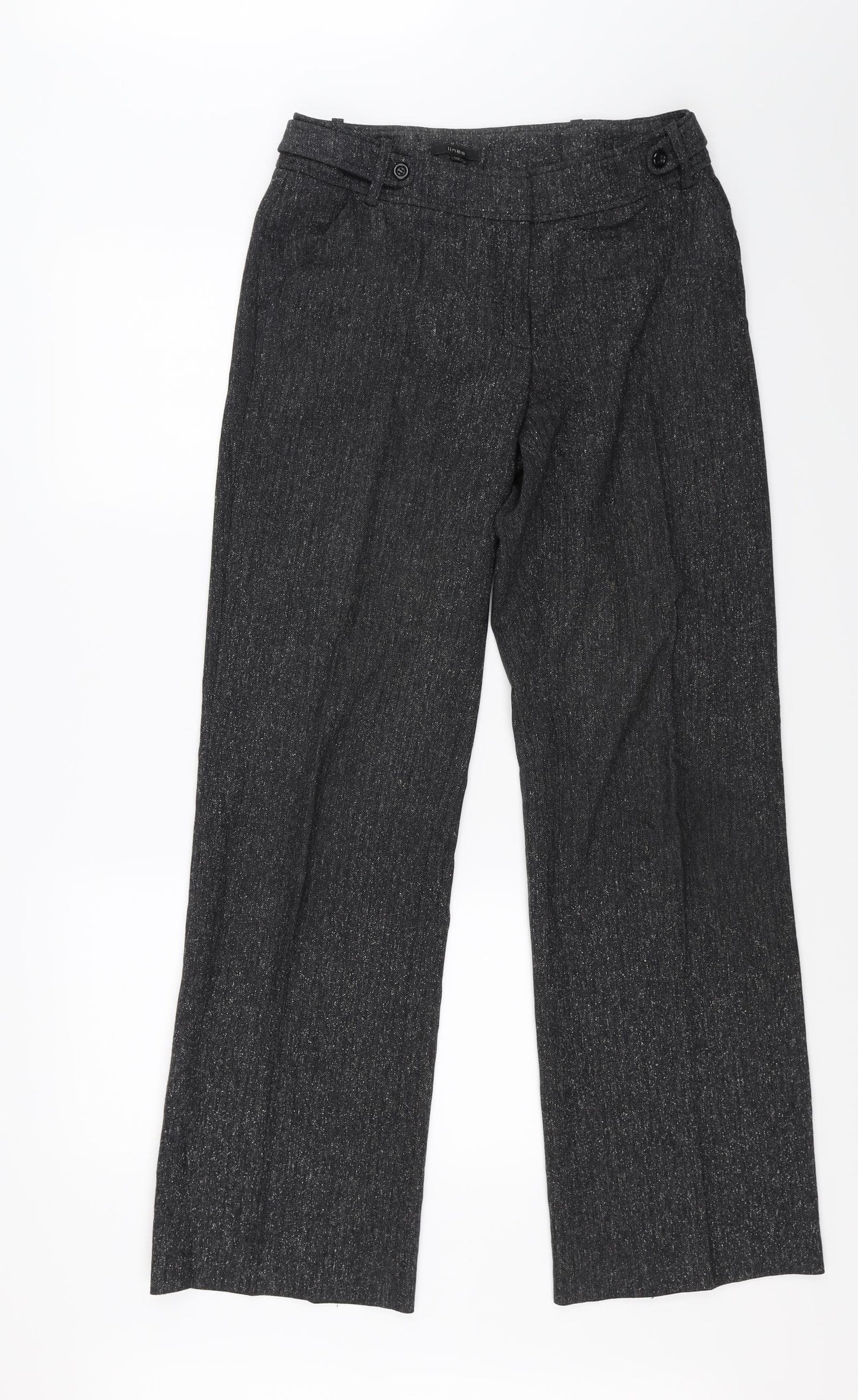 Linea Womens Grey   Trousers  Size 10 L30 in