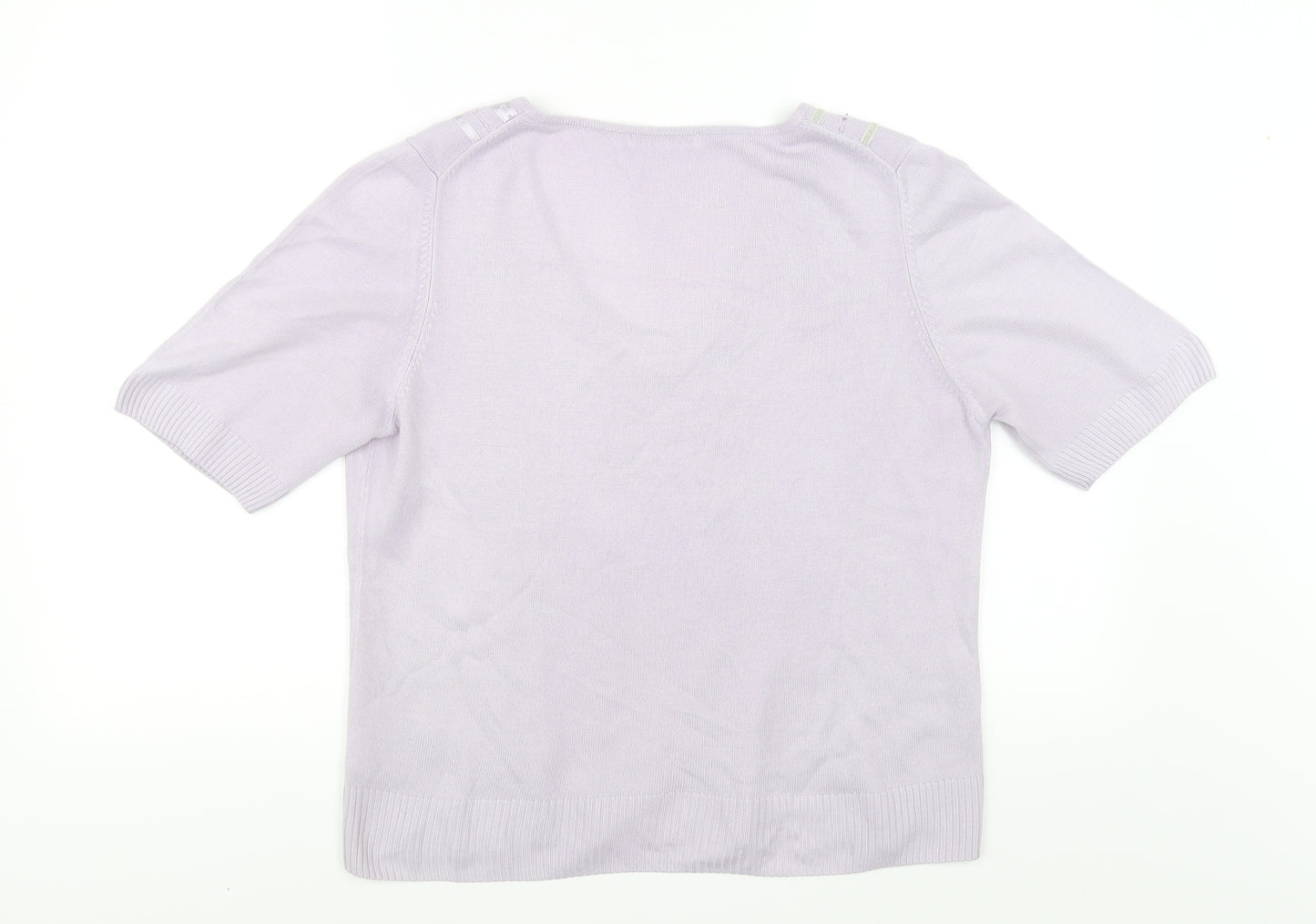 Marks and Spencer Womens Purple   Pullover Jumper Size 16