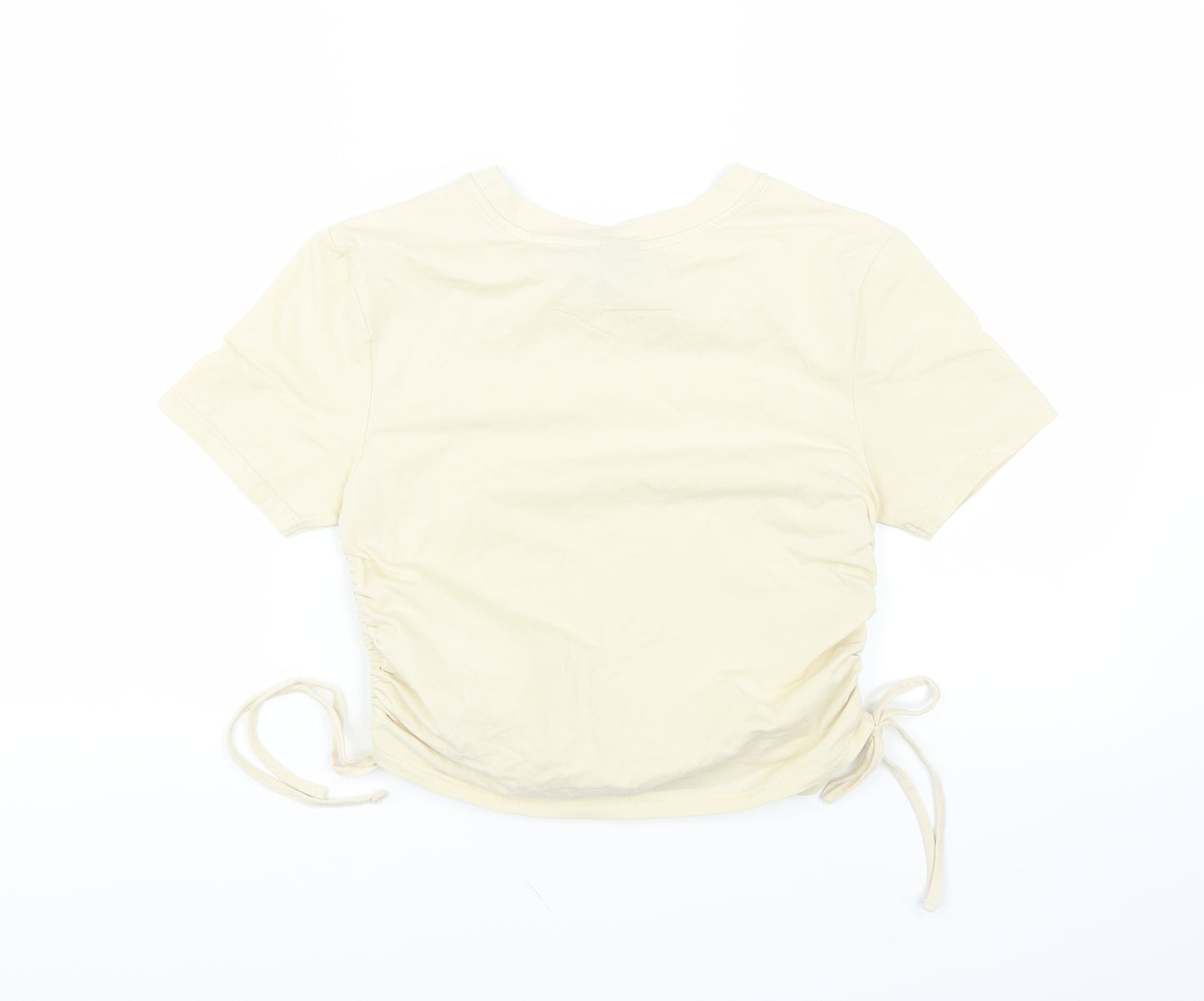 Urban Outfitters Womens Ivory   Basic T-Shirt Size L