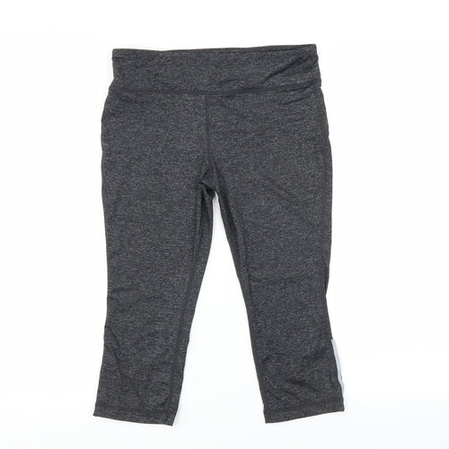 Preworn Womens Grey   Pedal Pusher Leggings Size M L14 in