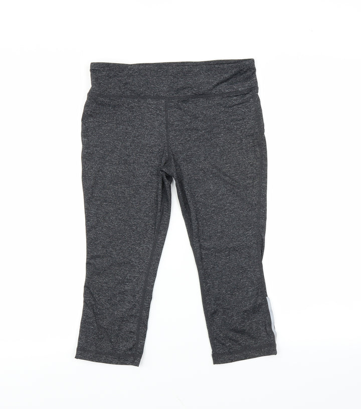 Preworn Womens Grey   Pedal Pusher Leggings Size M L14 in