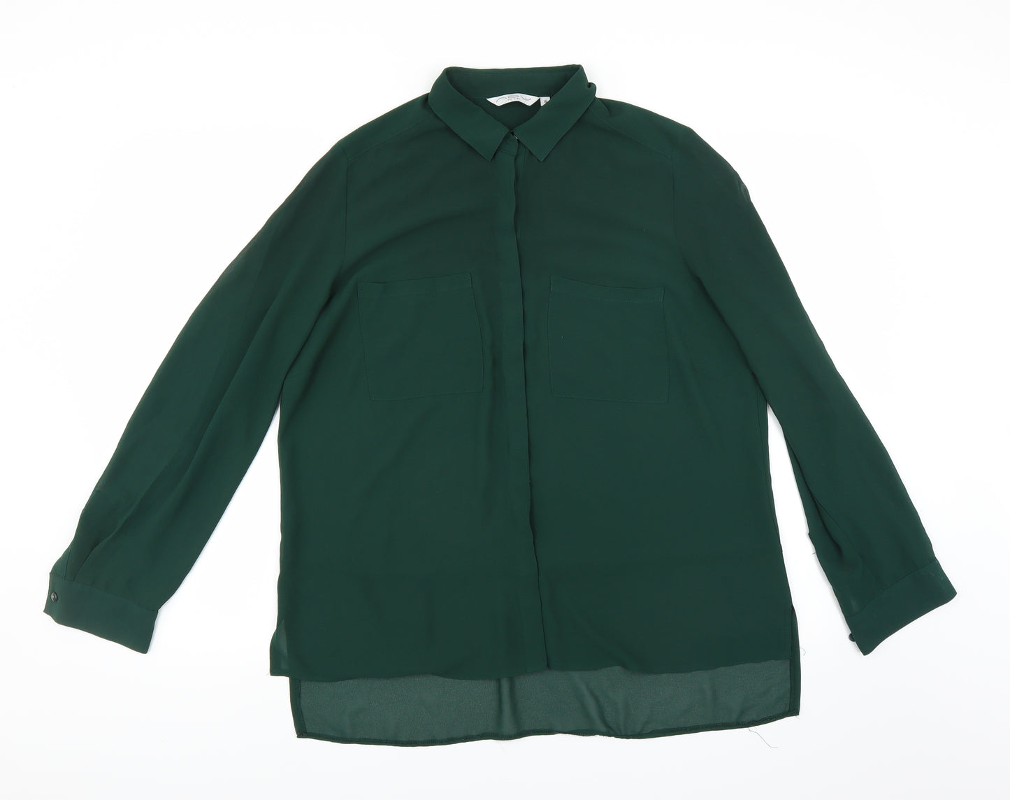 New Look Womens Green   Basic Blouse Size 16