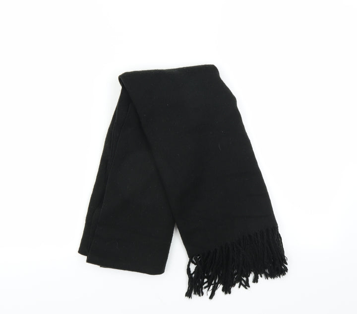 Preworn Unisex Black Scarf One Size