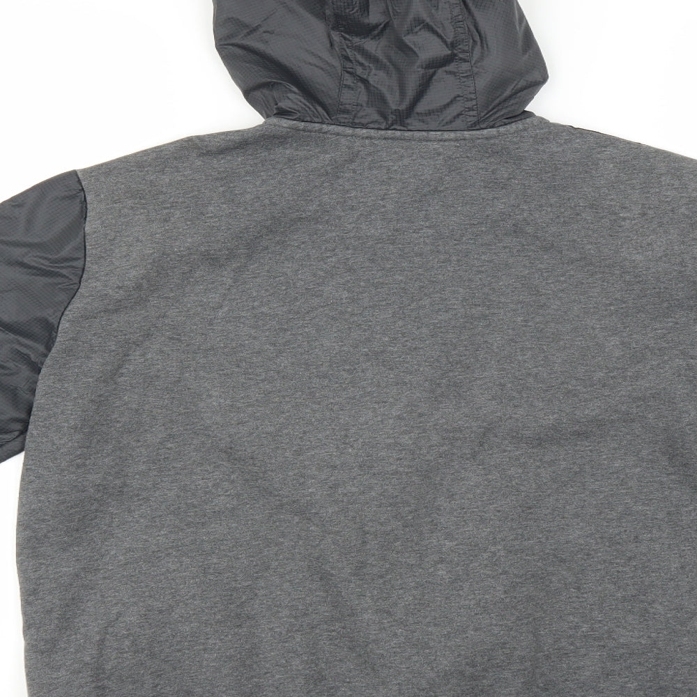 adidas Boys Grey   Full Zip Hoodie Size 13-14 Years