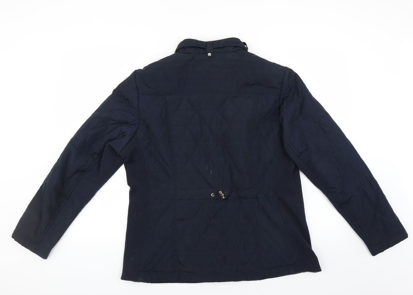 Marks and Spencer Womens Blue   Quilted Coat Size 18