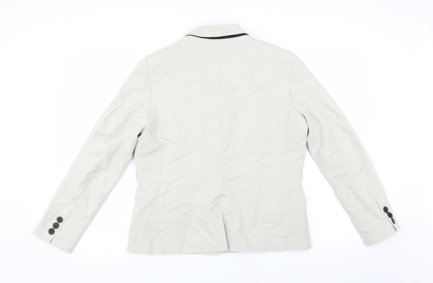 Mango Womens Beige   Jacket Blazer Size 14