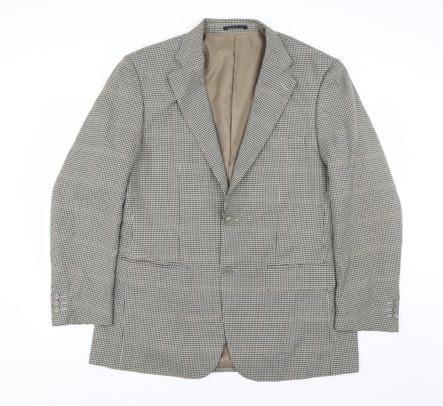 Carabou Mens Brown   Jacket Suit Jacket Size 42