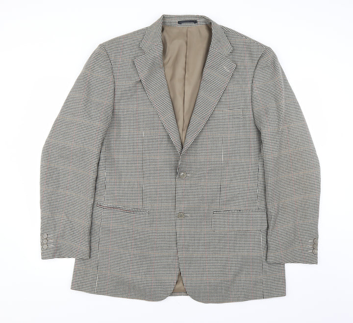 Carabou Mens Brown   Jacket Suit Jacket Size 42